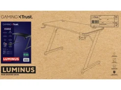 Trust Gaming Tisch GXT 709 Luminus RGB Schwarz