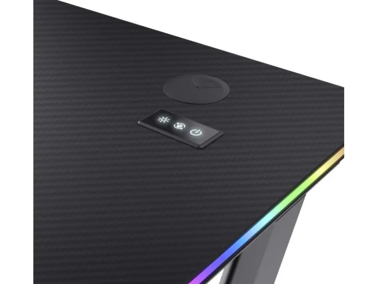 Trust Gaming Tisch GXT 709 Luminus RGB Schwarz