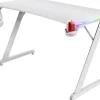 Trust Gaming Tisch GXT 709W Luminus RGB Weiss