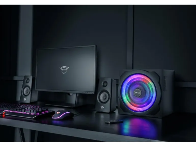 Trust PC-Lautsprecher GXT 629 Tytan RGB Illuminated 2.1