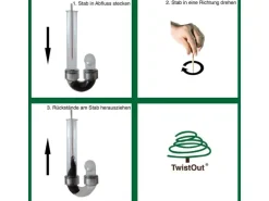 TwistOut Abflussstab Twistout 8er Packung