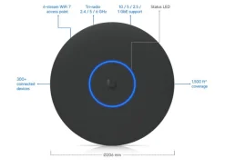 Ubiquiti Access Point Unifi U7 Pro XG Schwarz