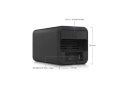 Ubiquiti NAS UNAS 2 Schwarz