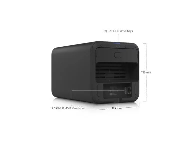 Ubiquiti NAS UNAS 2 Schwarz