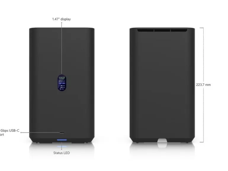 Ubiquiti NAS UNAS 2 Schwarz