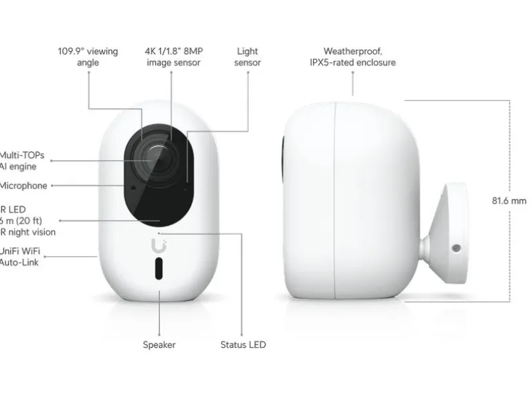 Ubiquiti Netzwerkkamera G6 Instant Weiss