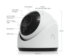 Ubiquiti Netzwerkkamera G6 Turret Weiss