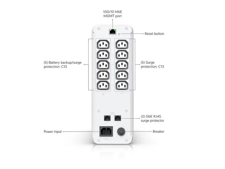 Ubiquiti UPS-Tower 1000 VA / 600 W