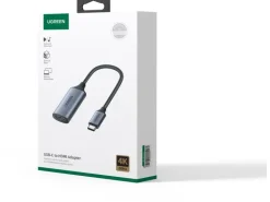 Ugreen Adapter 70444 USB-C auf HDMI 4K 60 Hz Aluminium Schwarz
