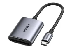 Ugreen Card Reader Extern 80888B USB-C to SD/TFAlu Case USB-Adapter