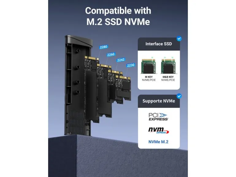 Ugreen Externes Gehäuse M.2 SSD CM767 USB-C, 10Gbps