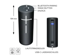 Ultimate Ears Bluetooth Speaker BOOM 4 Schwarz