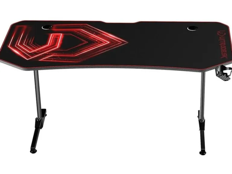 Ultradesk Gaming Tisch Frag XXL Rot