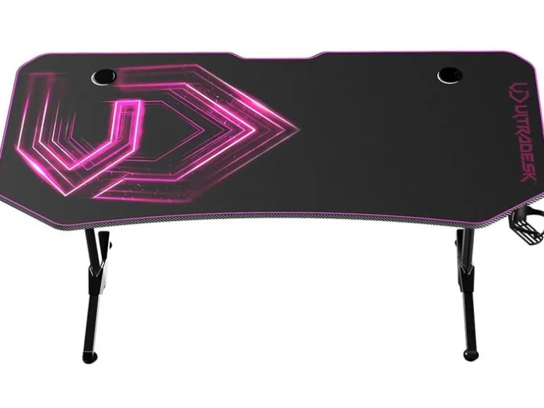 Ultradesk Gaming Tisch Frag XXL Pink