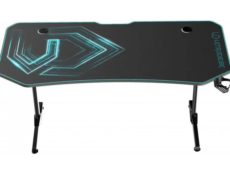 Ultradesk Gaming Tisch Frag XXL Blau