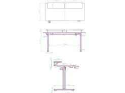 Ultradesk Gaming Tisch Highlander XXL Braun