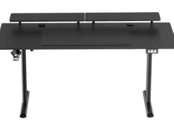 Ultradesk Gaming Tisch Highlander XXL Schwarz