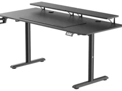 Ultradesk Gaming Tisch Highlander XXL Schwarz