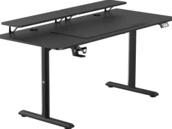 Ultradesk Gaming Tisch Highlander XXL Schwarz