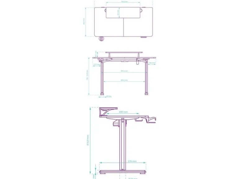 Ultradesk Gaming Tisch Highlander Schwarz