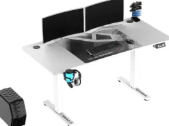 Ultradesk Gaming Tisch Level V2 Weiss