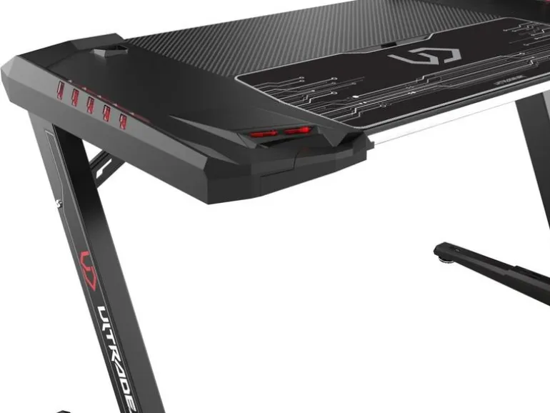 Ultradesk Gaming Tisch Rocket Schwarz