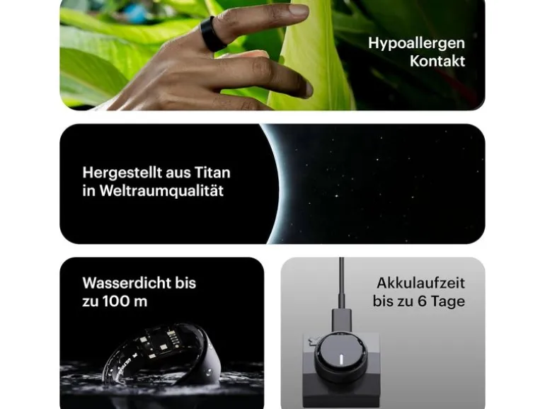 Ultrahuman Ring AIR Grösse: 6, Silber