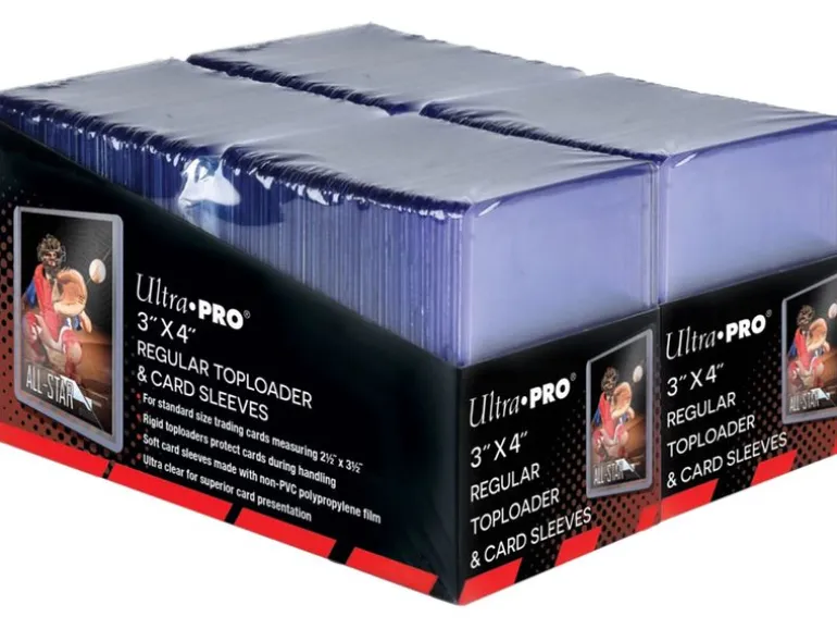Ultra Pro Toploader Regular 35pt & Soft Penny Sleeves Bundle (200)