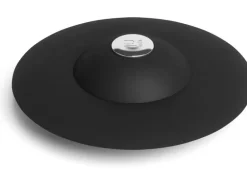 Umbra Waschbeckenstöpsel Flex mit Haarsieb, Silikon, Schwarz