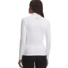 UNDER ARMOUR Coldgear Mock Langarmshirt Weiss