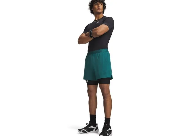 UNDER ARMOUR Funktionsunterwäsche HeatGear Shorts Schwarz, L