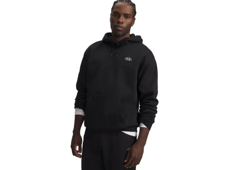 UNDER ARMOUR Rival Flc Hoodie Schwarz, XL