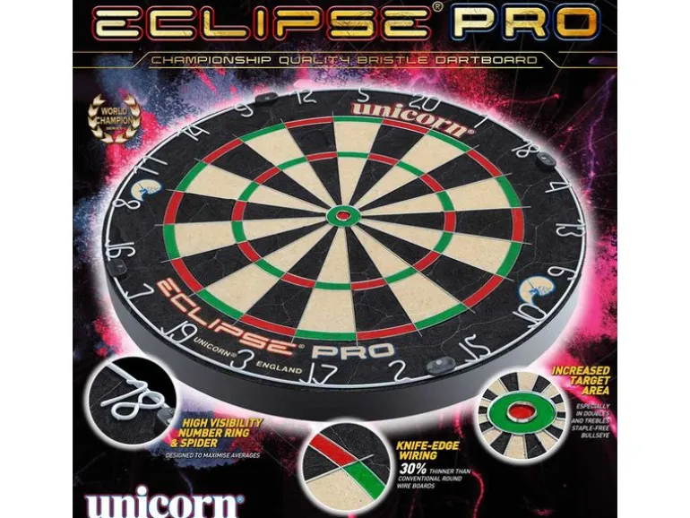 Unicorn Dartboard Eclipse Pro Bristle 17" x 3/4"