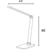 UNiLUX Schreibtischleuchte Twistled 1558 lm, Schwarz