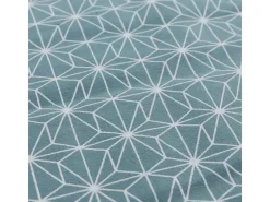 Urbanara Picknickdecke Ankisa 130 x 190 cm - Grüngrau / Weiss
