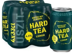 USZIT Hard Tea Lemon 4 x 0.33 l