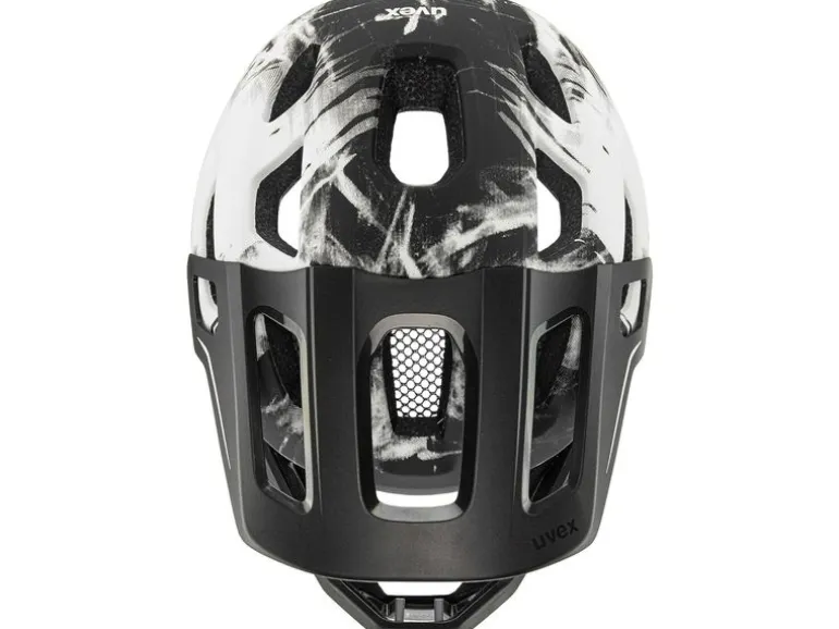 uvex Helm react jr fullface Weiss Matt/Schwarz Matt, 52 - 56
