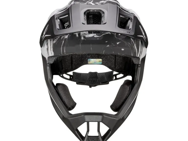uvex Helm react jr fullface Weiss Matt/Schwarz Matt, 52 - 56