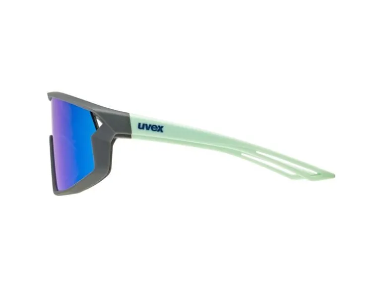 uvex Sportbrille Skyryse jr. Grau-Grün Matt