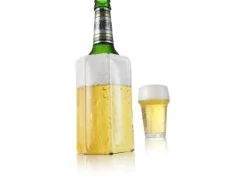 Vacuvin Flaschenmanschette Beer Gelb/Weiss