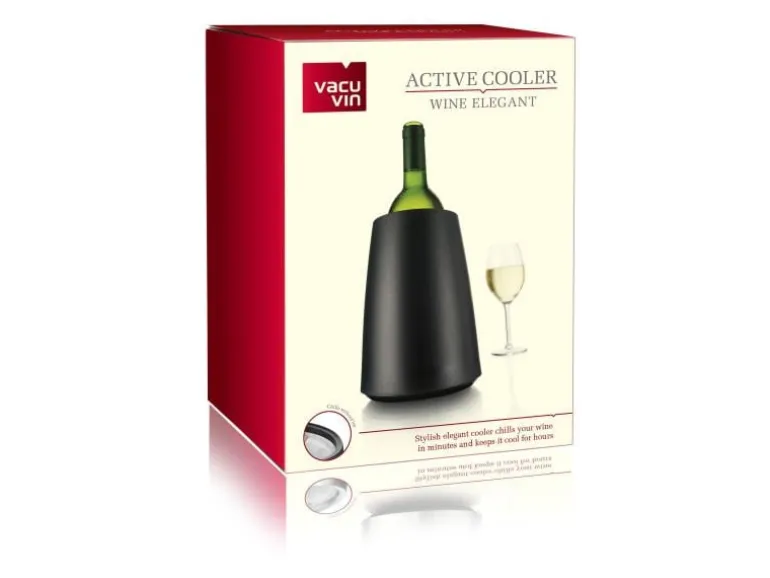 Vacuvin Weinkühler Elegant Schwarz