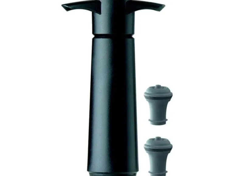 Vacuvin Weinpumpe Wine Saver Schwarz