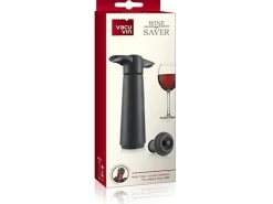 Vacuvin Weinpumpe Wine Saver Schwarz