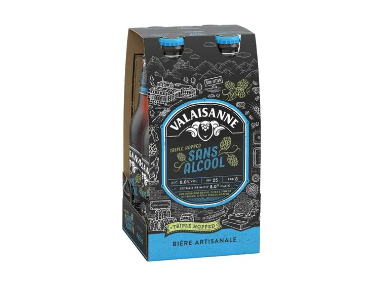 Valaisanne Bier Sans Alcool 4 x 0.33 l