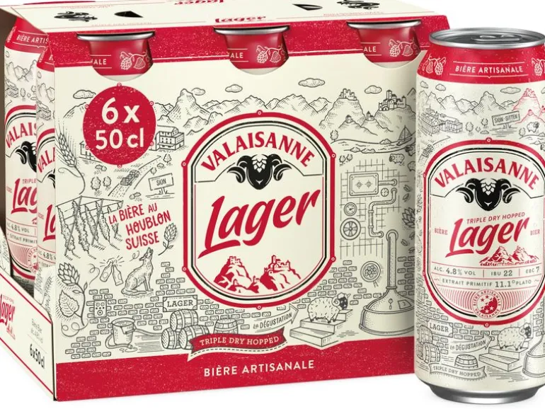 Valaisanne Lager Bier 6 x 0.5 l