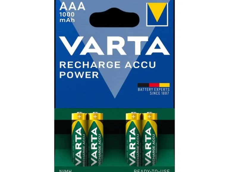 Varta Akku Power NiMH AAA 1000 mAh, 4 Stück