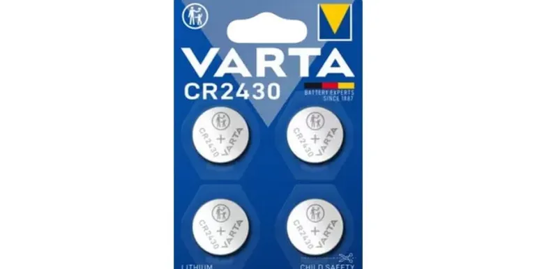 Varta Knopfzelle CR2430 , 4 Stück