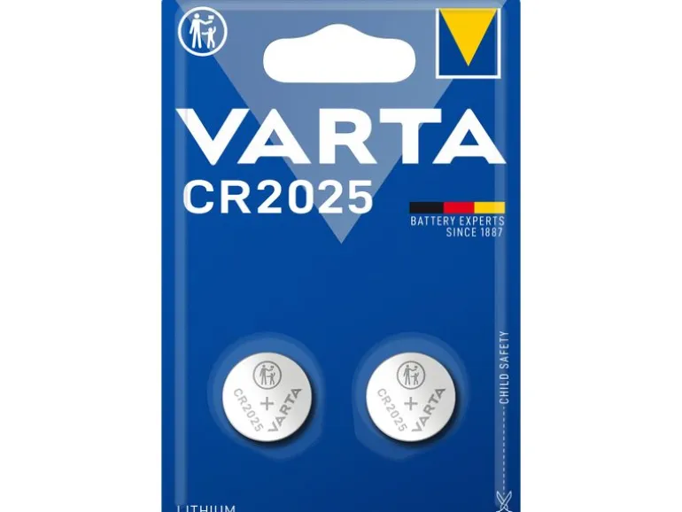 Varta Knopfzelle CR2025 , 2 Stück