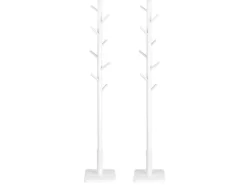 VASAGLE Garderobenständer 175 cm, Weiss