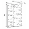 VCM Erste Hilfe Schrank Honula 91 x 60 x 17 cm, Weiss